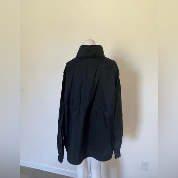 L.L.BEAN rain men black nylon jacket - Picture 4 of 4